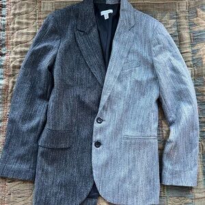 Top Shop Two-Tone Gray Blazer